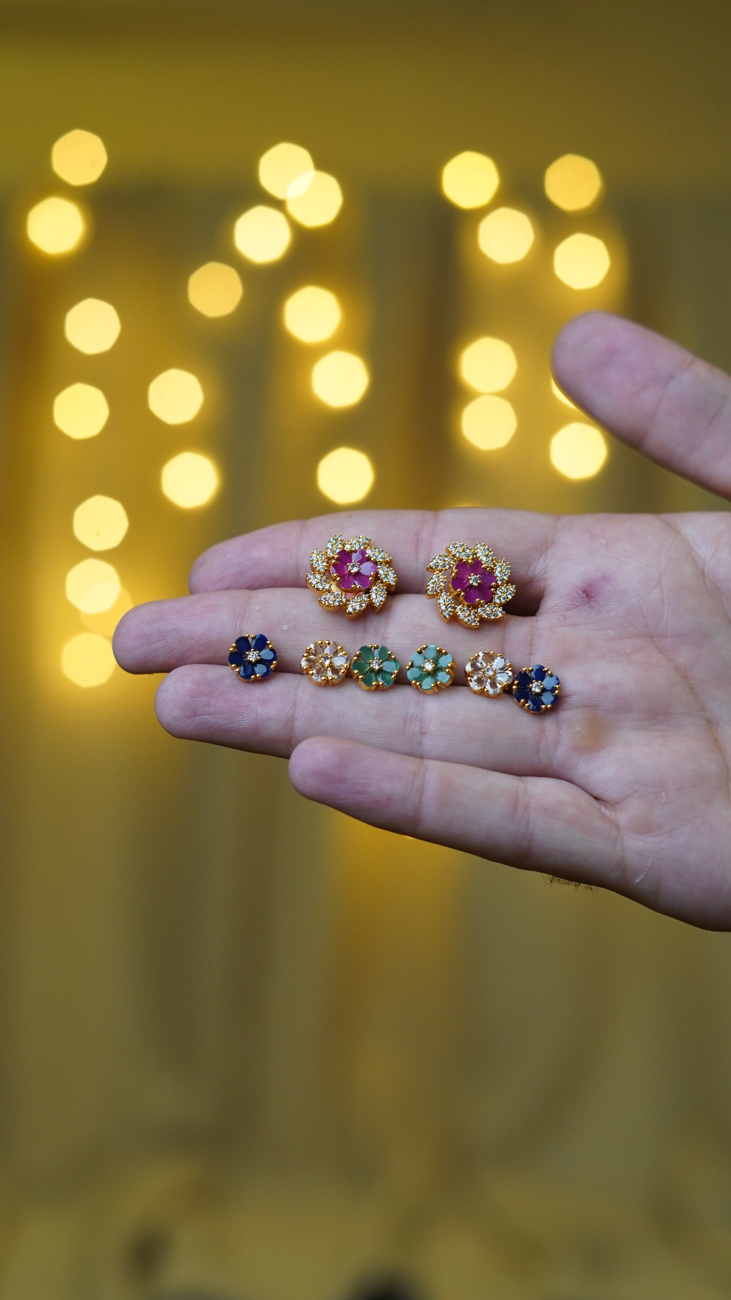 South Indian Tops with Changeable Stones
