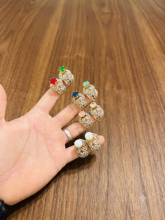 RP Gold Plated Jarao Polish Zircon Ring