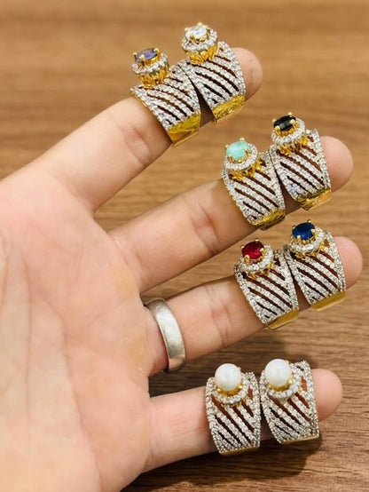 RP Gold Plated Jarao Polish Zircon Ring