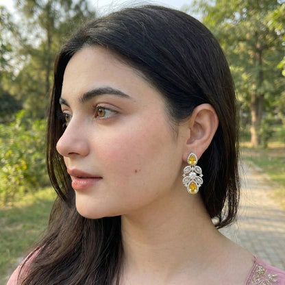 High-quality stone-embedded zircon AD set