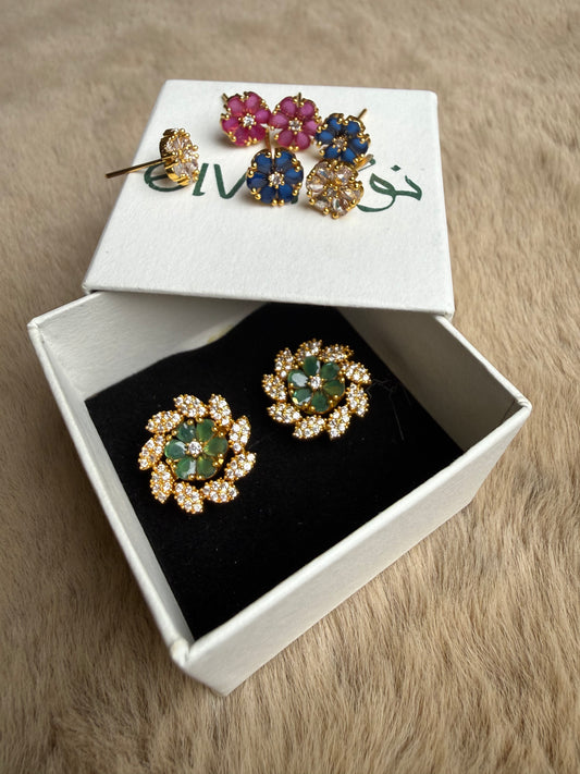 South Indian Tops with Changeable Stones