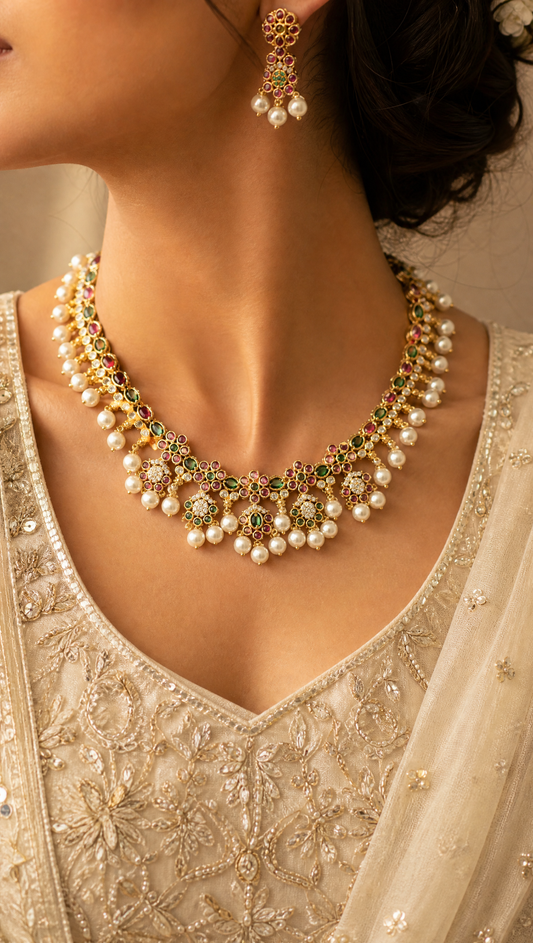 South Indian Necklace Set